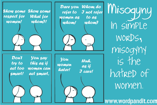 antonym misogynistic