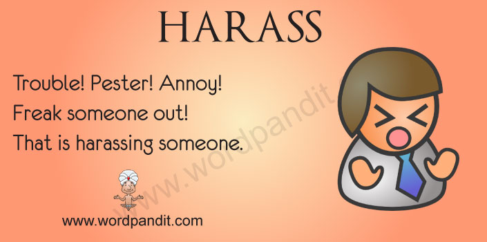 meaning-of-harass