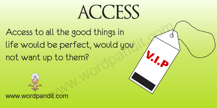 Meaning Of Access