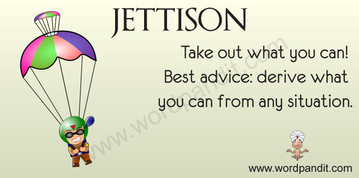 use jettison in a sentence