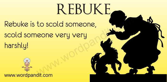 Meaning Of Rebuke