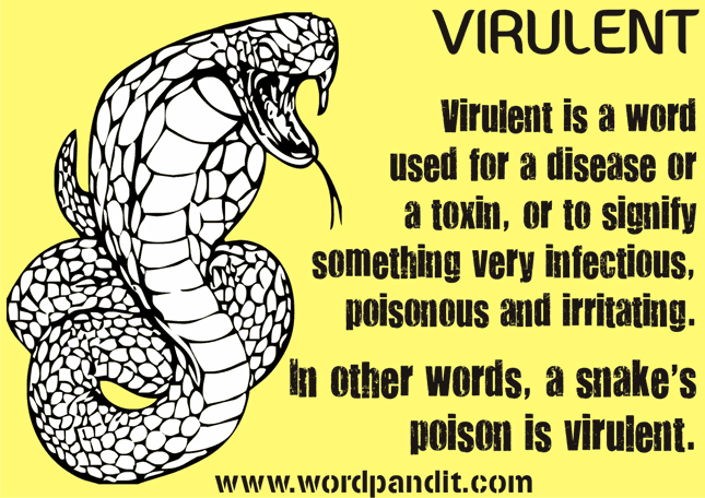 Meaning of Virulent