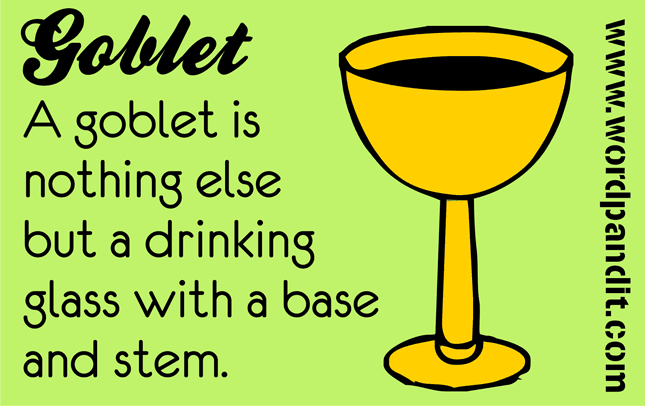 water goblet definition