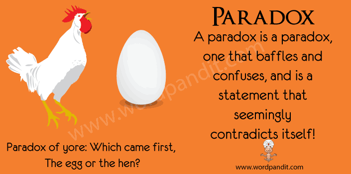 picture vocabulary for paradox