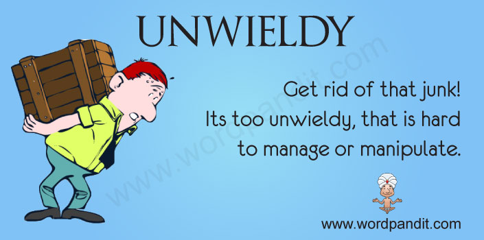 picture vocabulary for unwieldy