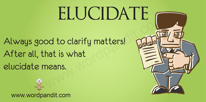 picture vocabulary for elucidate