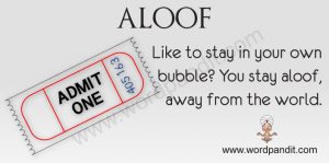definition of aloof