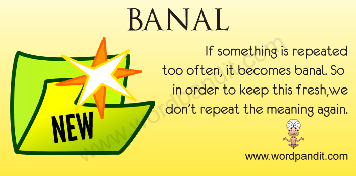 Meaning of Banal