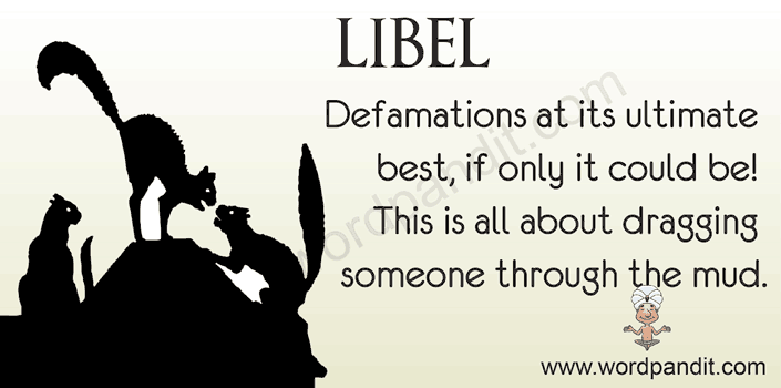 Meaning of Libel