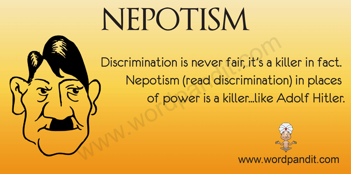 Meaning Of Nepotism