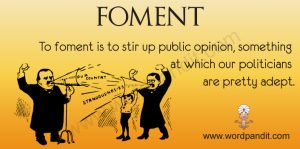 Meaning Of Foment