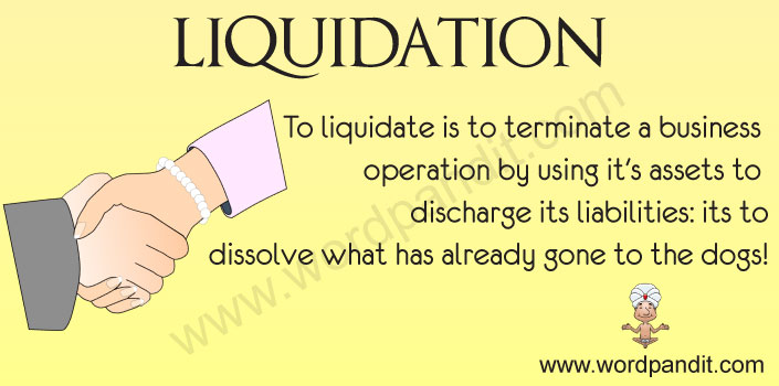 loan liquidation meaning