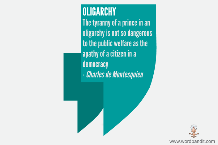 quote for oligarchy