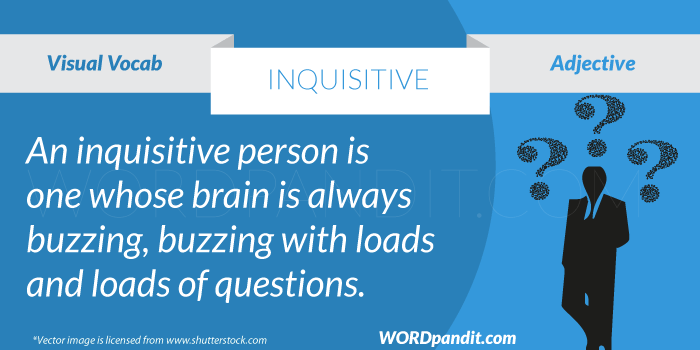 Meaning of Inquisitive
