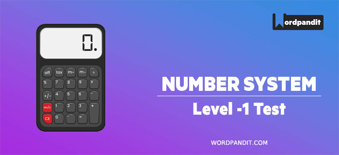 Number System: Level 1 Test – 2