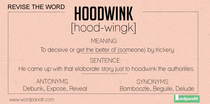 hoodwink-definition-black-letters-poster-by-alicatoriginals-redbubble