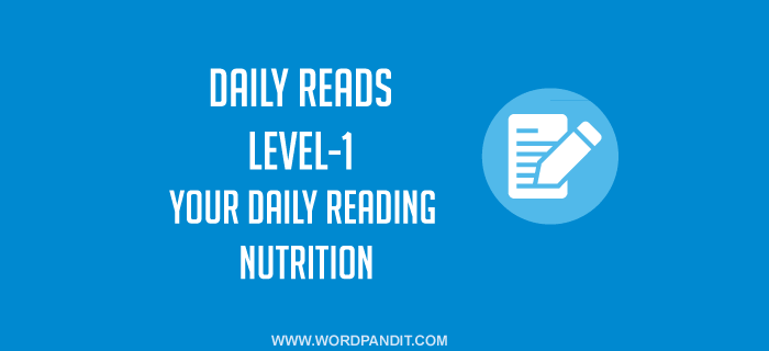 Daily Reads-32 (Level-1)