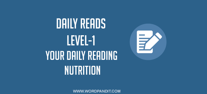 Daily Reads-19 (Level-1)