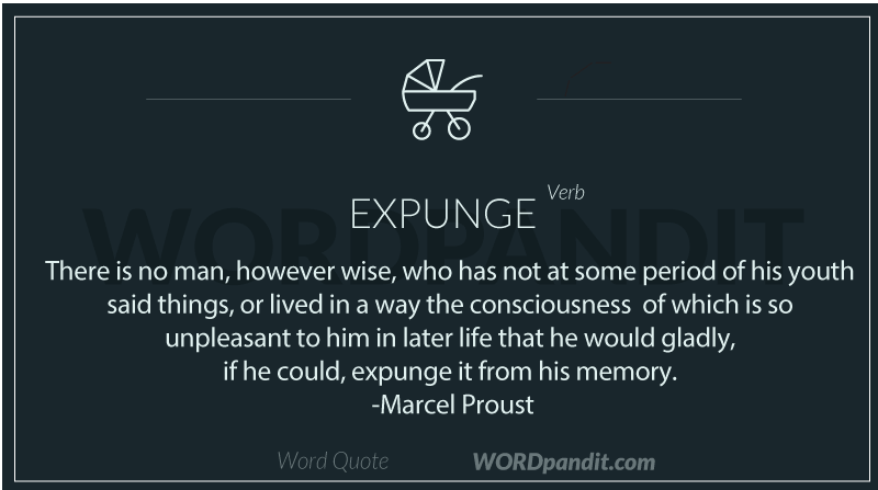 Quote/sentence for expunge