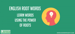 Learn English Root Words and their meanings  Wordpandit