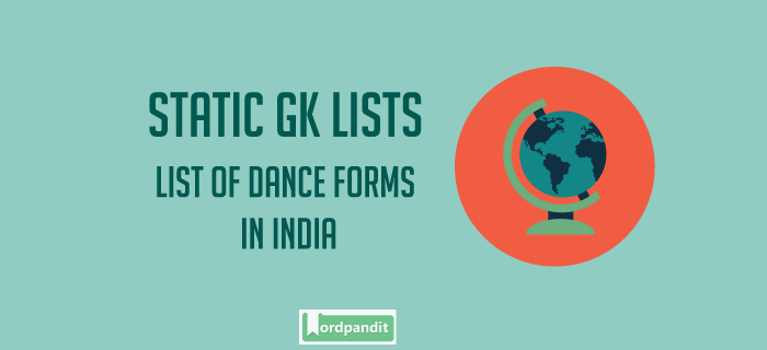 List of dance forms in India