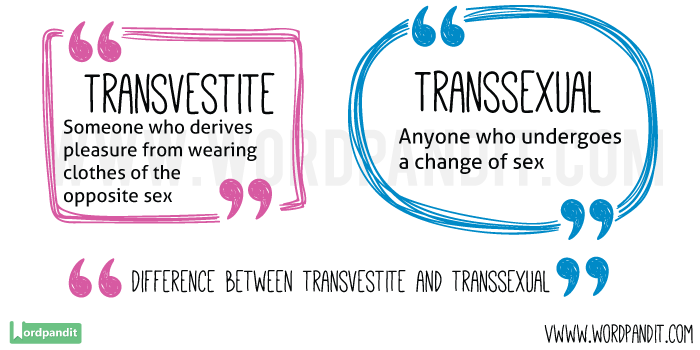 Transvestite Vs Transsexual Confused Between Transvestite Or