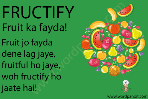 picture and mnemonic for fructify