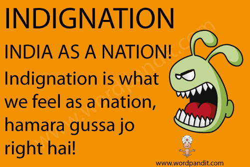 What Is The Hindi Meaning Of Indignation