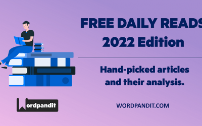 Free Daily Reads 2022: Article 301