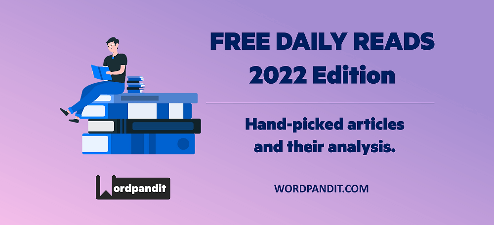 Free Daily Reads 2022: Article 337