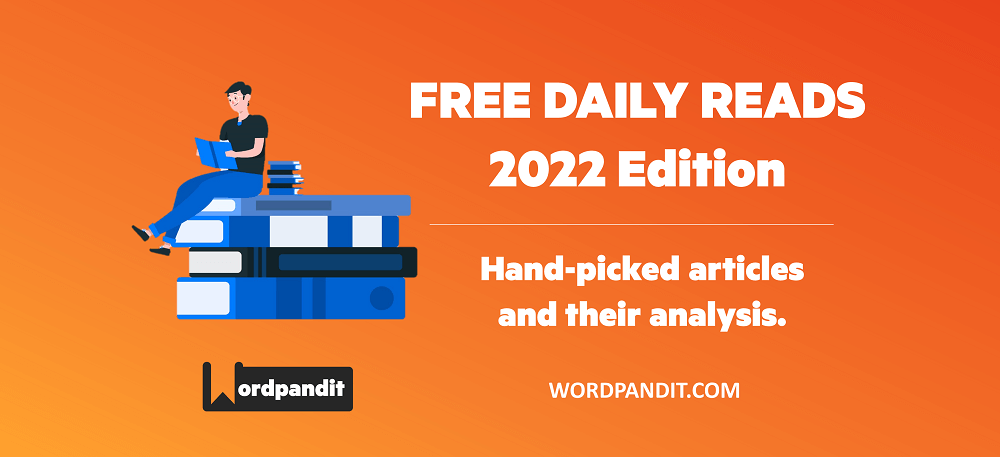 Free Daily Reads 2022: Article 213