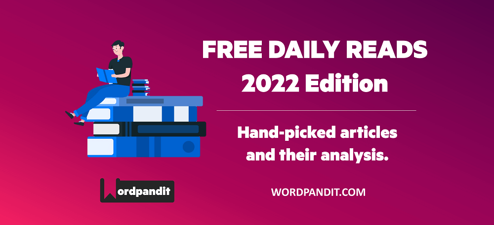 Free Daily Reads 2022: Article 321